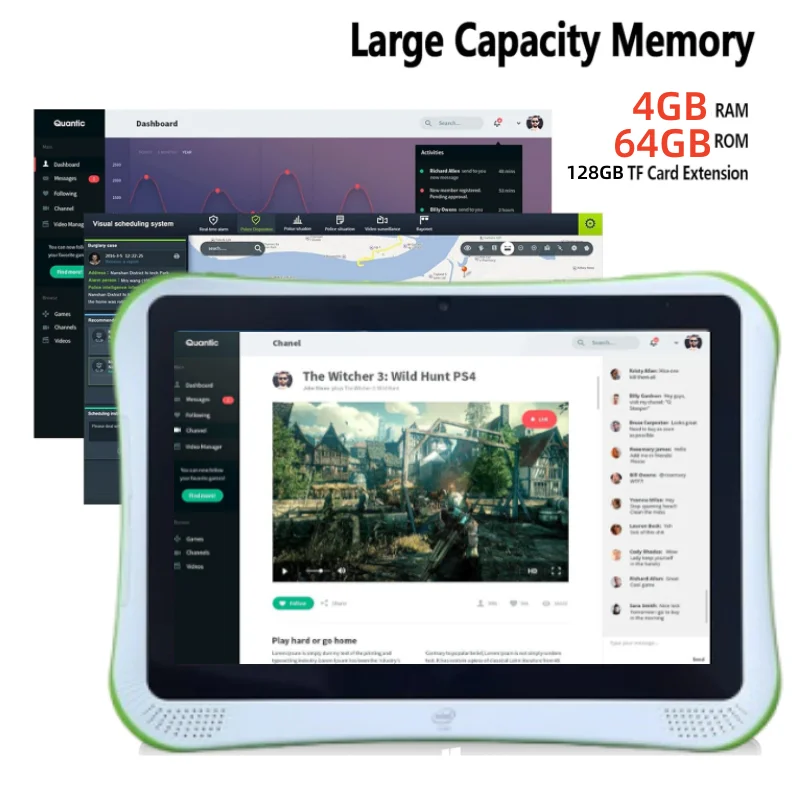 10.1 Inch Windows 10 Tablet - 4GB RAM, 64GB ROM, X5-Z8350, 1280x800 IPS, WIFI, 8000mAh, HDMI-Compatible Description Image.This Product Can Be Found With The Tag Names Computer Office, Tablets, Windows 10 tablets pc