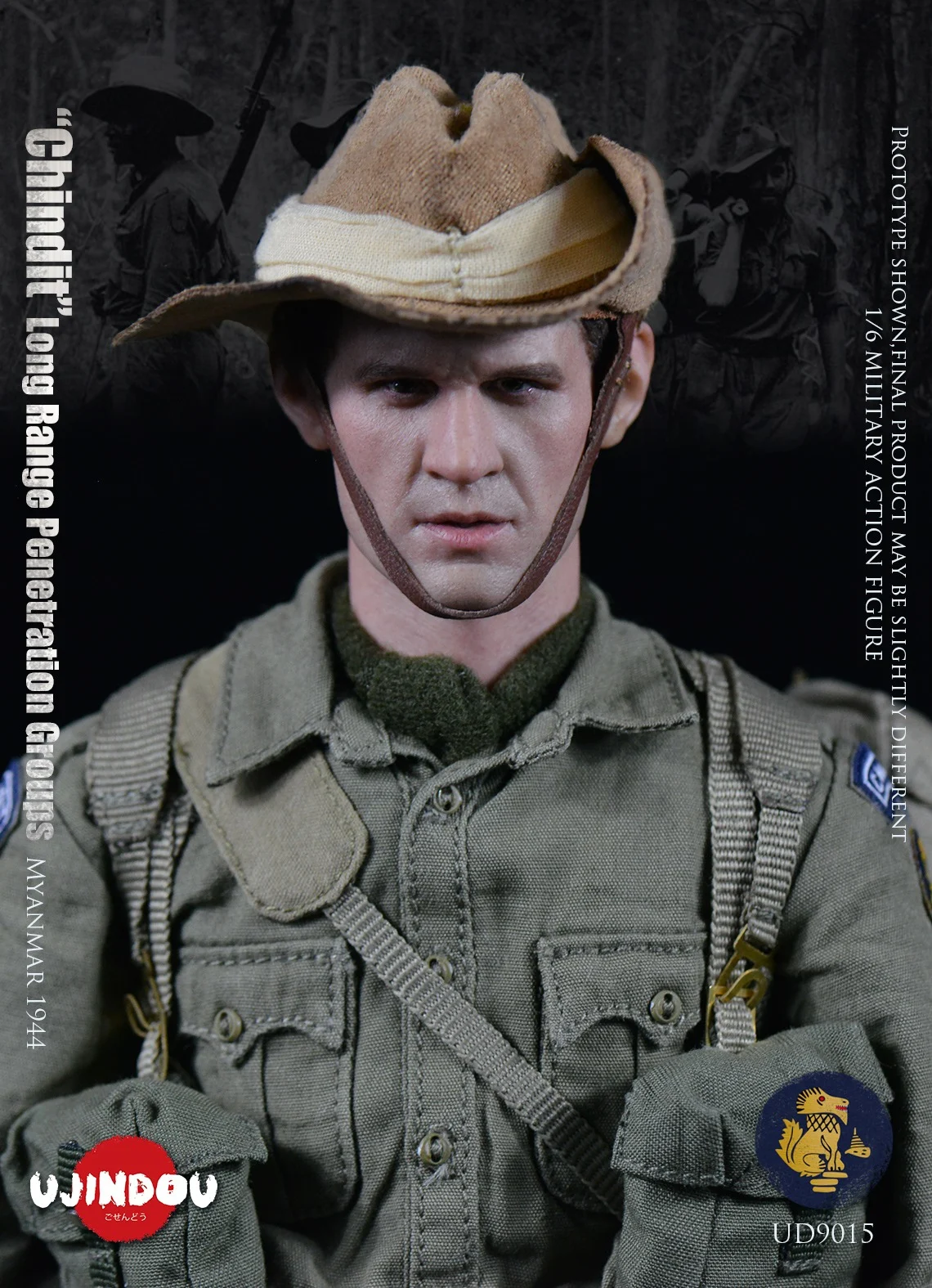 

UJINDOU 1/6 Chindit Long Range Penetration Groups Myanmar 1944 NO.UD9015 British Soldier Action Figure Collection