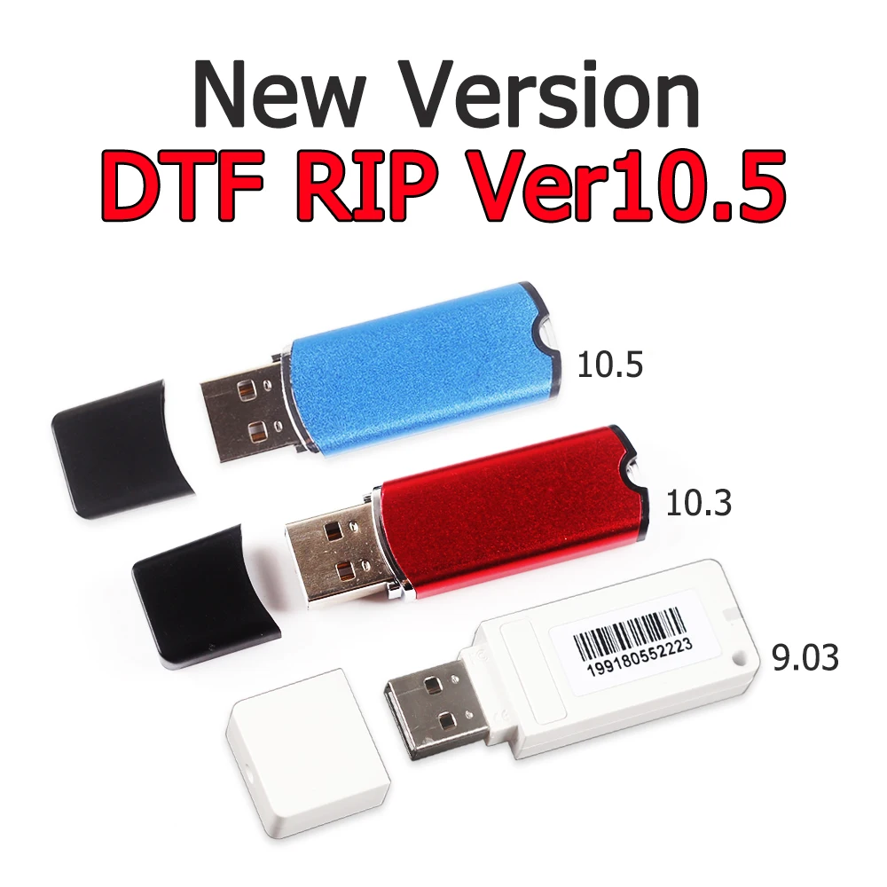 Epson DTF RIP10.5 print roll software 10.3 9.03 ver11.2 USB dongle Used for L1800 L805 R1390 UV printer EcoTank L8050 BETA P800