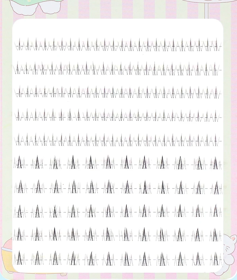 10 Reihen 5–7 mm Air Lower Wimpern Fee Fake LashesSegmentierte natürliche Unterwimpern Manga Bottom Lashes Makeup Wimpern-Make-up-Tool – Detail 26