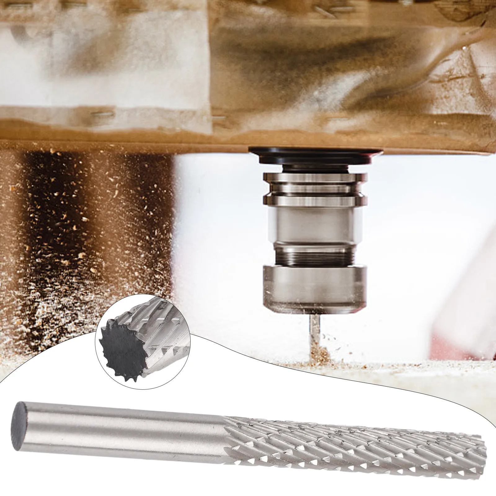

Grinding Head Rotary File High Speed Steel Rotary File Rotary File Grinding Head Silver Brand New High Quality