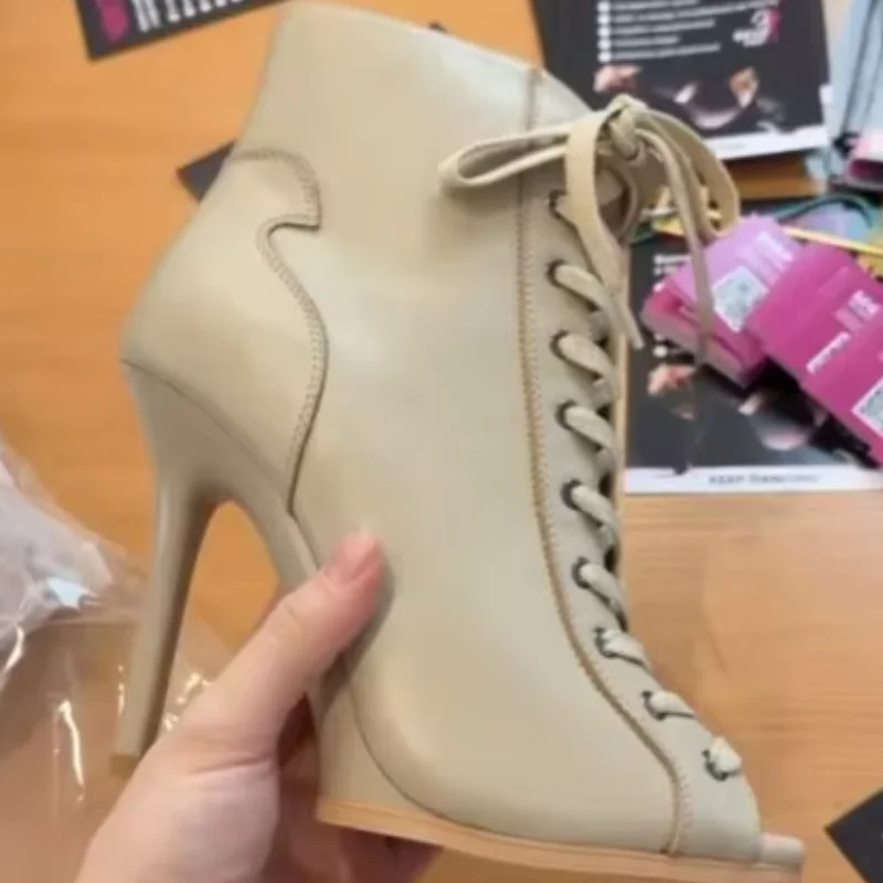 Platform Dance High Heels 11cm Customized PU leather or Real Leather  Salsa Latin Women Dance Shoes Sexy Heels For Dance Party 5