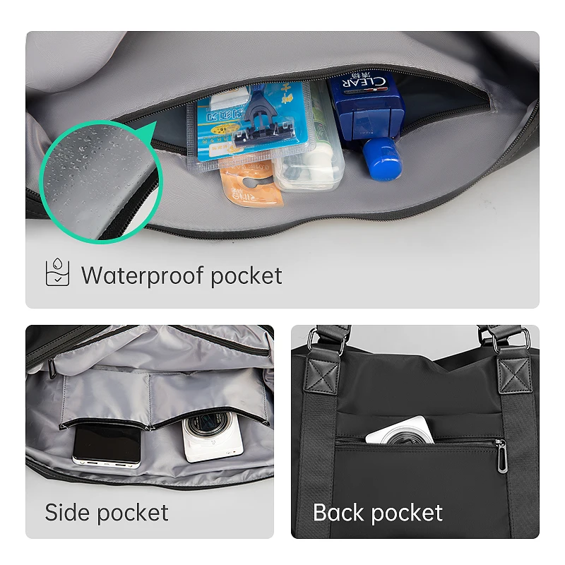 Travel Bags Duffel Bag Leisure Bag MARK RYDNE Large Capacity Waterproof Travel Duffle Bag Gym Bag Men