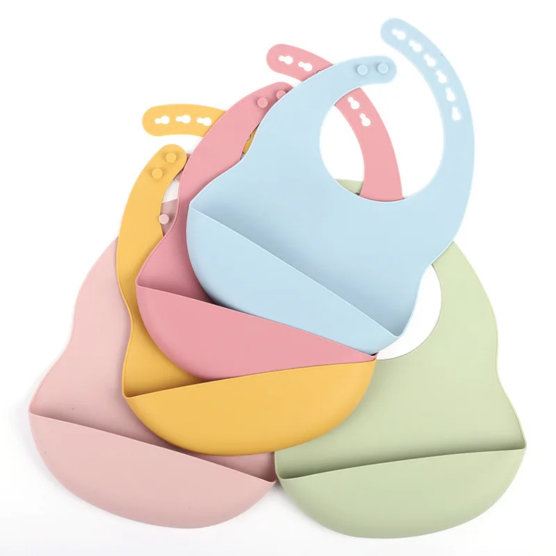 Adjustable Bibs Burp Sloths Waterproof Baby Bibs Soft Silicone Scarf Cute Cartoon Brint Baby Items Boys And Girls