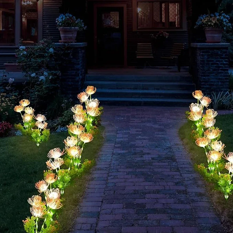 6 Lampade Solari Da Giardino Colorate Con LED - IP65 Impermeabili, 2 Modalità (Fissa/Lampeggiante), Per Esterni, Terrazza E Prato