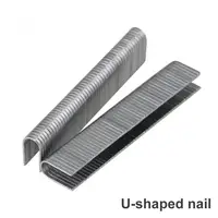1000pcs Stainless Steel  Electric Pneumatic Nail Gun Straight Nail U Nail fit for Electric Straight Nail Gun Staples Pneumatic 2