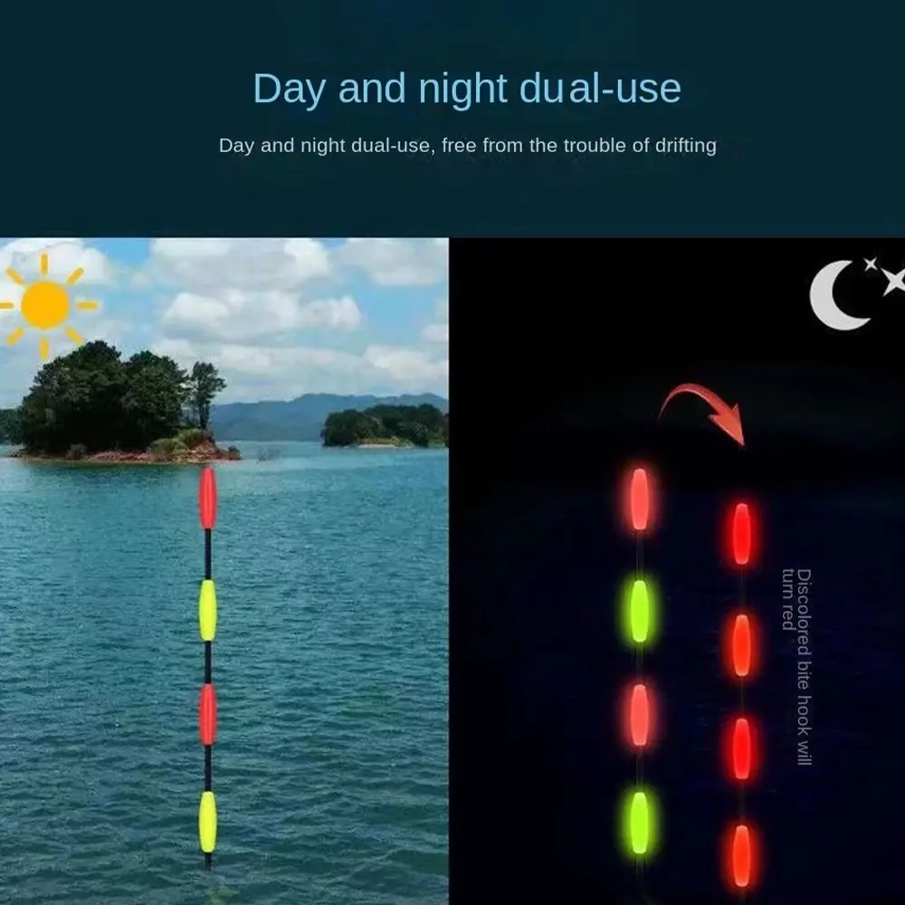 Super Bright Night Fishing LED Smart Float Top Luminous Ultra Sensitive Electronic Floats Buoy Outdoor Fishing Accessories