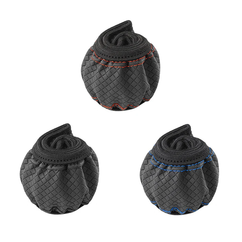 SEAMETAL 37-39CM Steering Wheel Cover Anti Slip Breathable Steering Cover Universal Microfiber Leather Steer Wheel Protector