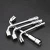 Hardware Tools - Mirror Perforated Wrench - L-shaped Elbow Socket Wrench -7-shaped Milling Mouth Manual Pipe Wrench 3