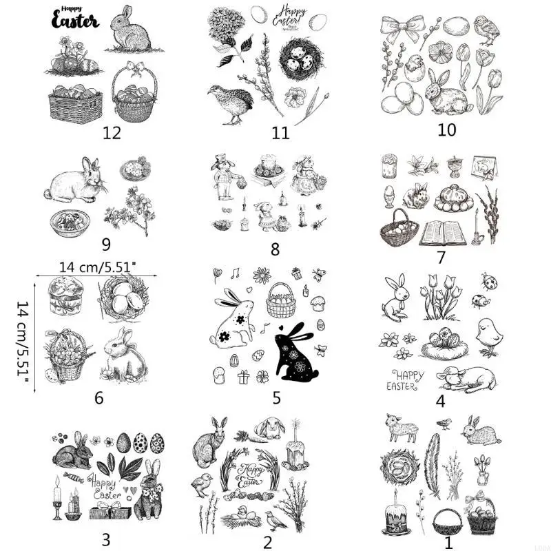 Silikonsiegel Stempel DIY Scrapbooking Präge Fotoalbumkarte Tierdekoration – Detail 6