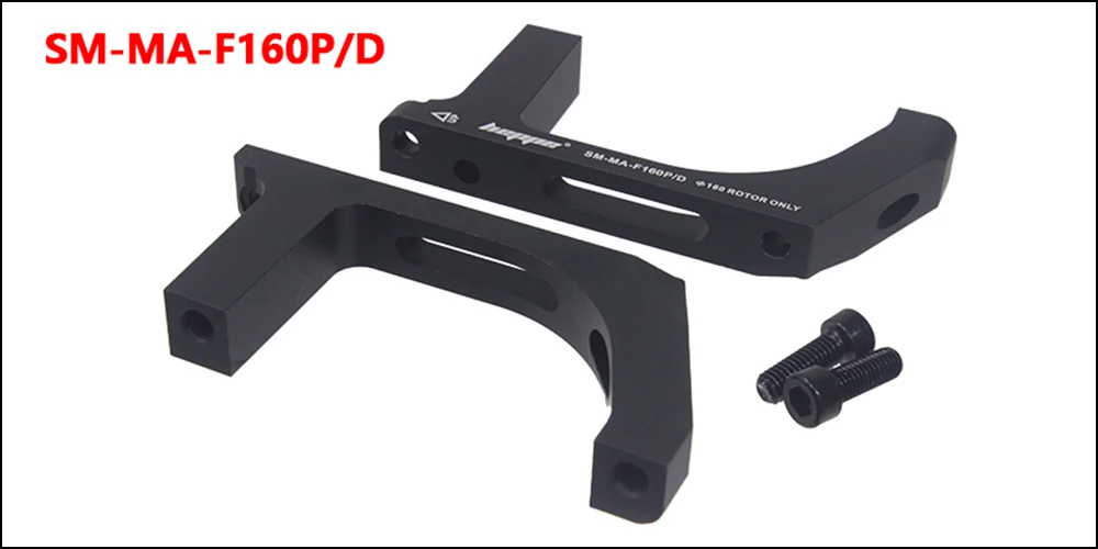 HEPPE Road Bike Disc Brake Adapter Flat Mount to Post Mount 160mm Rotor Bike FM to PM Converter Bike Disc Brake Mount Adapter