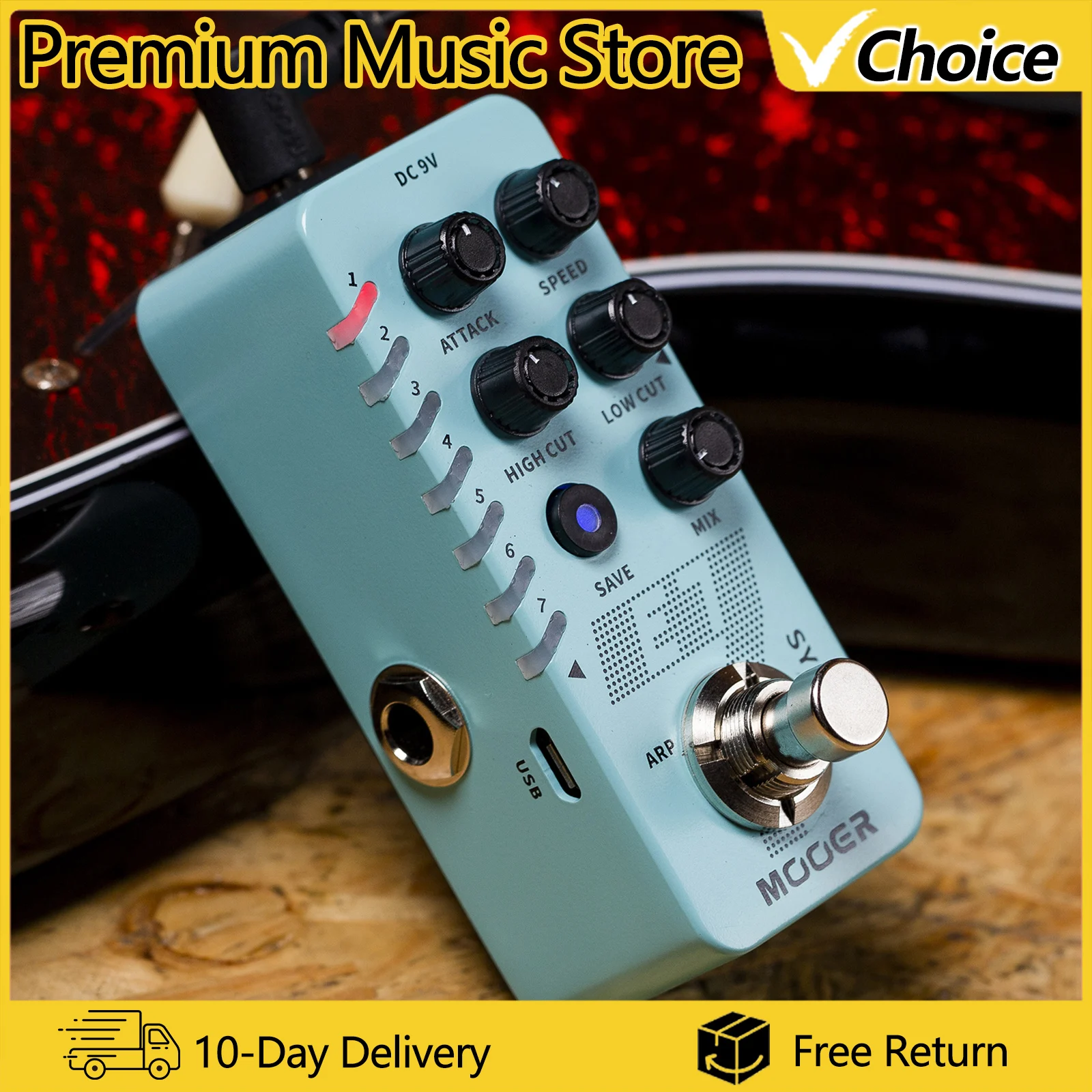 Mooer E7: O Pedal de Sintetizador para Violão que Transformou