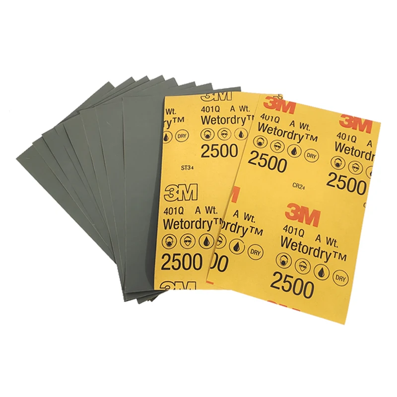 3M401QBeautySandpaper2500GritCarPaintScratchPolishingSanding