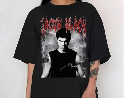 Jacob Robert Pattinson Edward Cullen Team T Shirt S 5Xl Maniche Lunghe O Corte