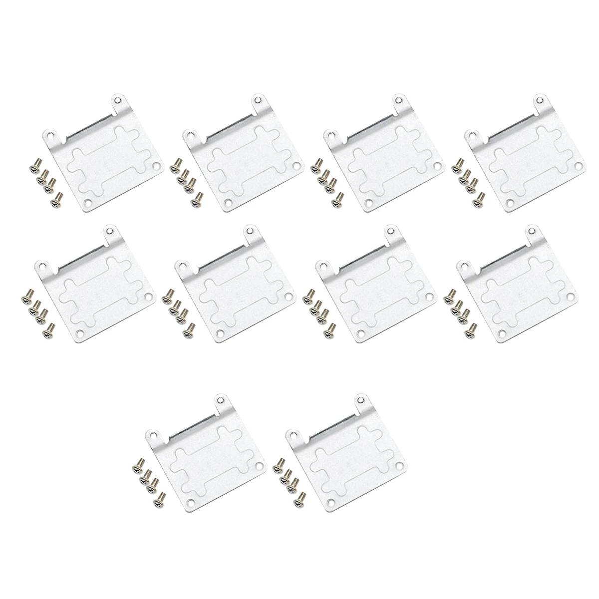 

10PCS Mini Metal PCIE PCI-E Half to Full Size Extension Card Wireless WiFi PCI-Express Adapter Bracket with Screws
