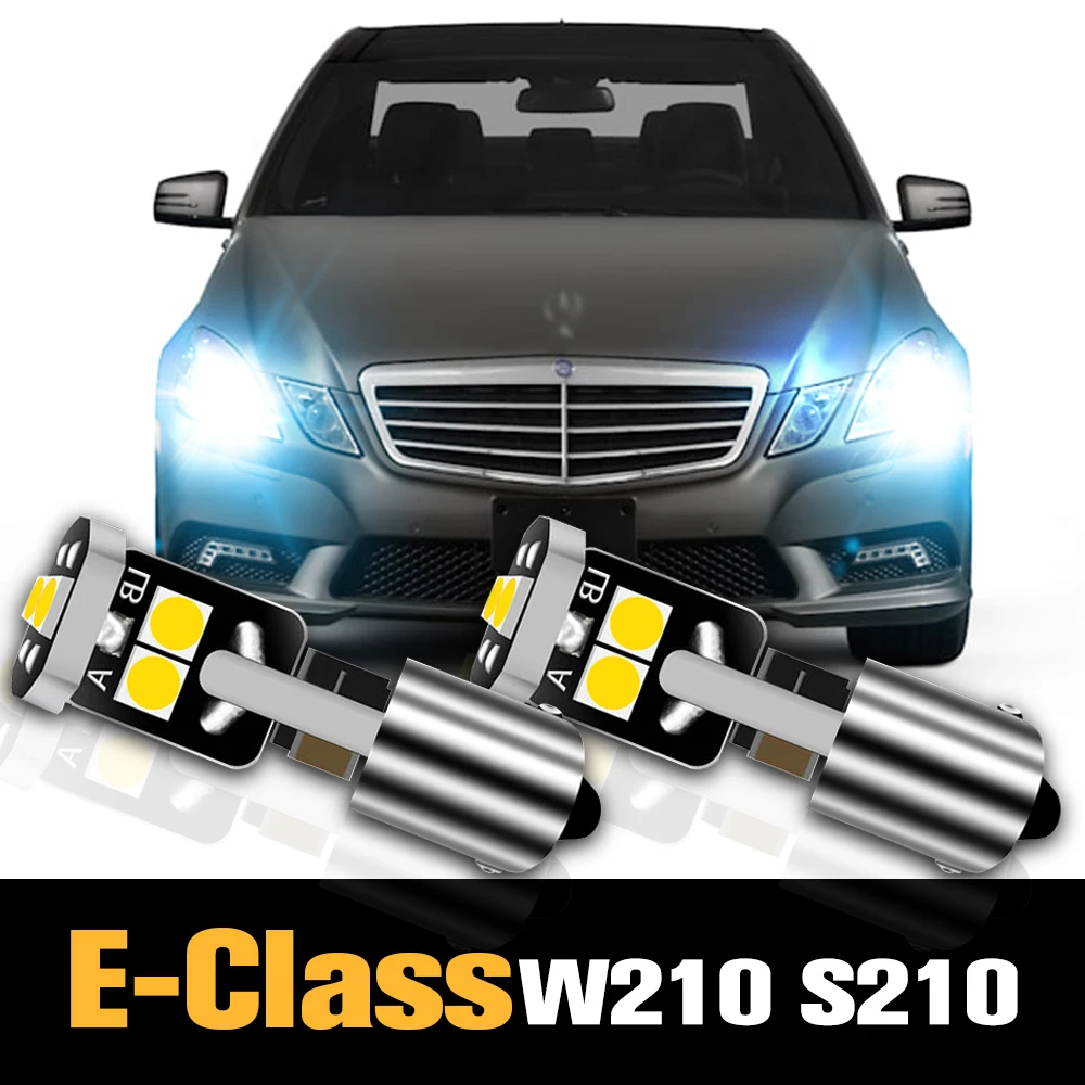 

2pcs Canbus LED Clearance Light Parking Lamp Accessories For Mercedes Benz E Class W210 S210 1997 1998 1999 2000 2001 2002 2003