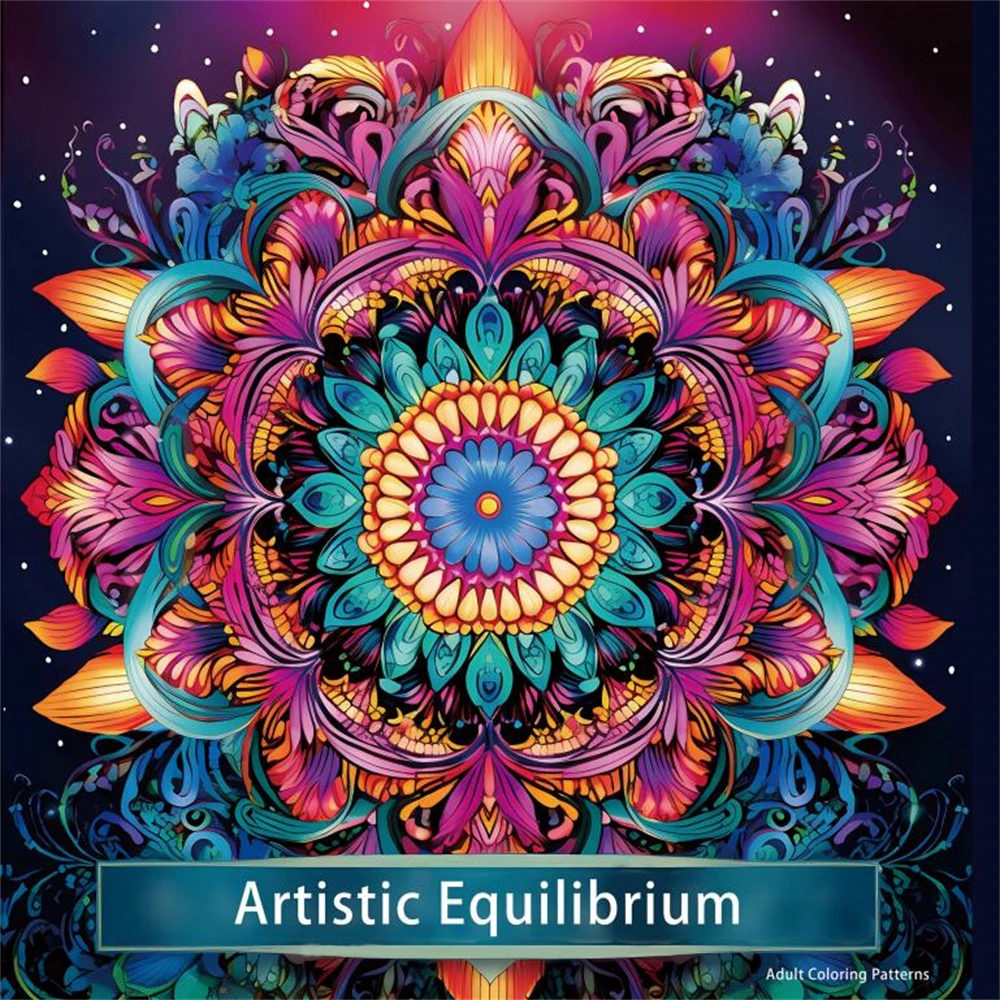 

1pc Art Coloring Book 22 Page Coloring Books Gift For Birthday Party Relieve Stress Kill Time Graffiti Painting Drawing Art Book