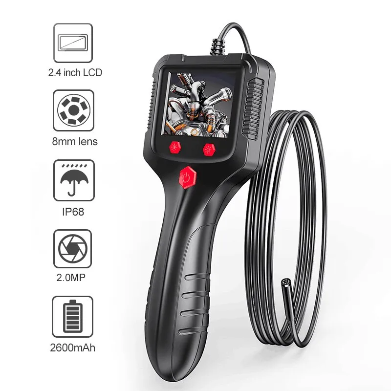 Industrial Endoscope Camera for iPhone iOS System HD960P Waterproof  Inspection Sewer Borescope Camera for Checking Car - AliExpress