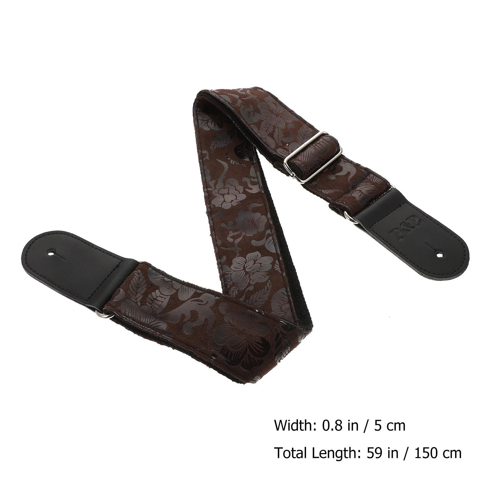 

Decorative Novel Guitar Strap Musical Instruments Creative Embossing Shoulder