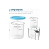 Ice Cream Containers Replacement For Ninja Creami Pints & Lids 24Oz Cups Creami Deluxe NC501 NC500 Series 4