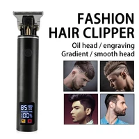 Vintage Hair Cutting Machine Men's Electric Clippers Hair Cutting Kit Beard Trimmer Hairstyle Body Beard Shaving Type-C Charge 1