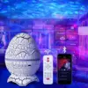 Dinosaur Egg Galaxy Projector - Space Buddy Star Projector Night Light for Kids Adults Bedroom Astronaut Projector with Bluetoot 2
