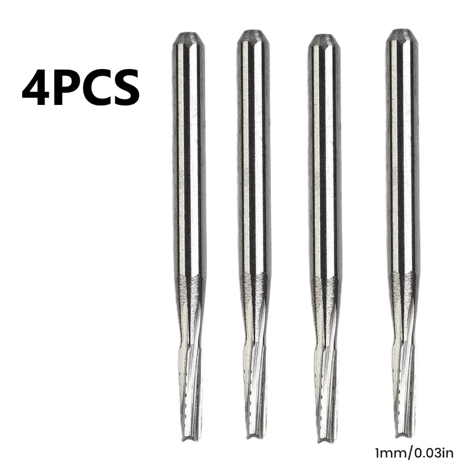 EsportsMJJ Punta In Carburo Conica 1,5 Mm Per Riparazione Parabrezza Auto – Diametro Foro 1mm – Lunghezza 20mm