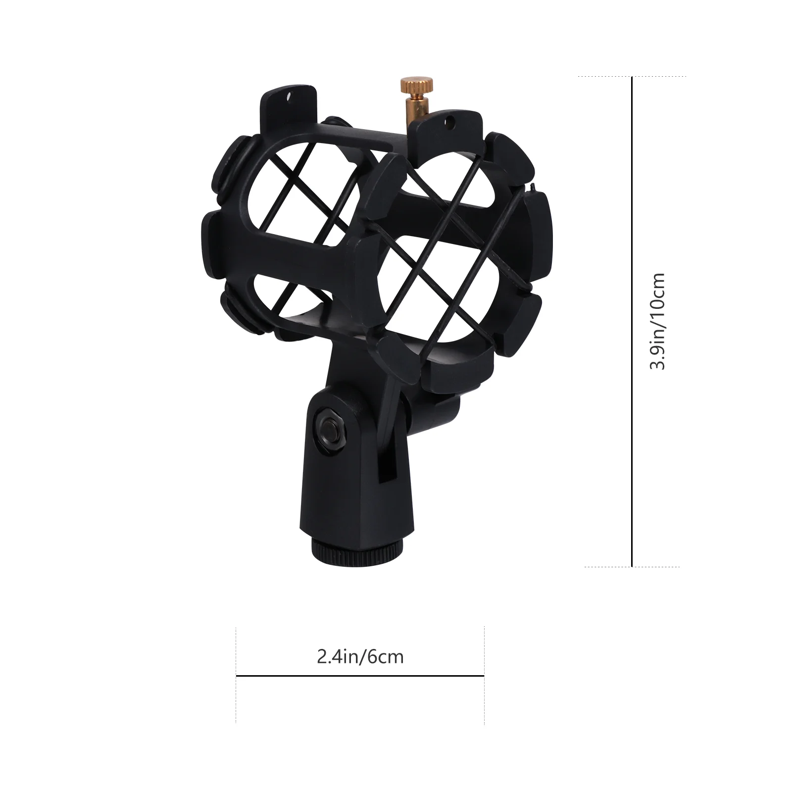 Mic Stand Shock Mount Clip For Desk Holder Bracket Lightweight Portable Outdoor Angle Adjustable Touring Recording Storage Rack