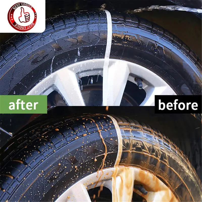 Car Tire Shine Coating Spray Kit Deep Black Wet Shine On Tires Coating Quality vehicle Care Supplies Protect Against Cracking