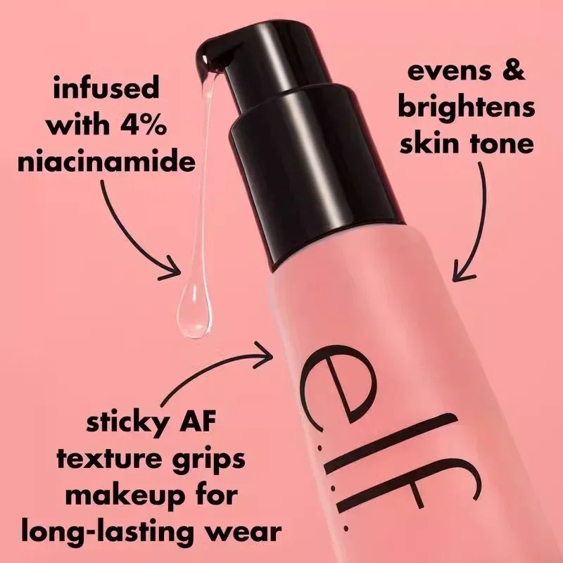 Makeup Primer 24ML elf Power Grip Primer Hydrating Face Primer Moisturizing Wear Makeup Cosmetics