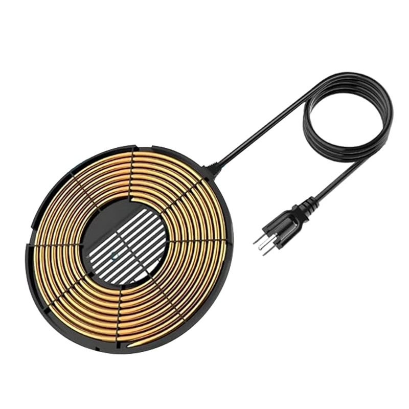Bird Bath Heater 70W Submersible Pond Deicer Birdbath Water Heater Thermostatic Control Power Saving For Outdoor US Plug