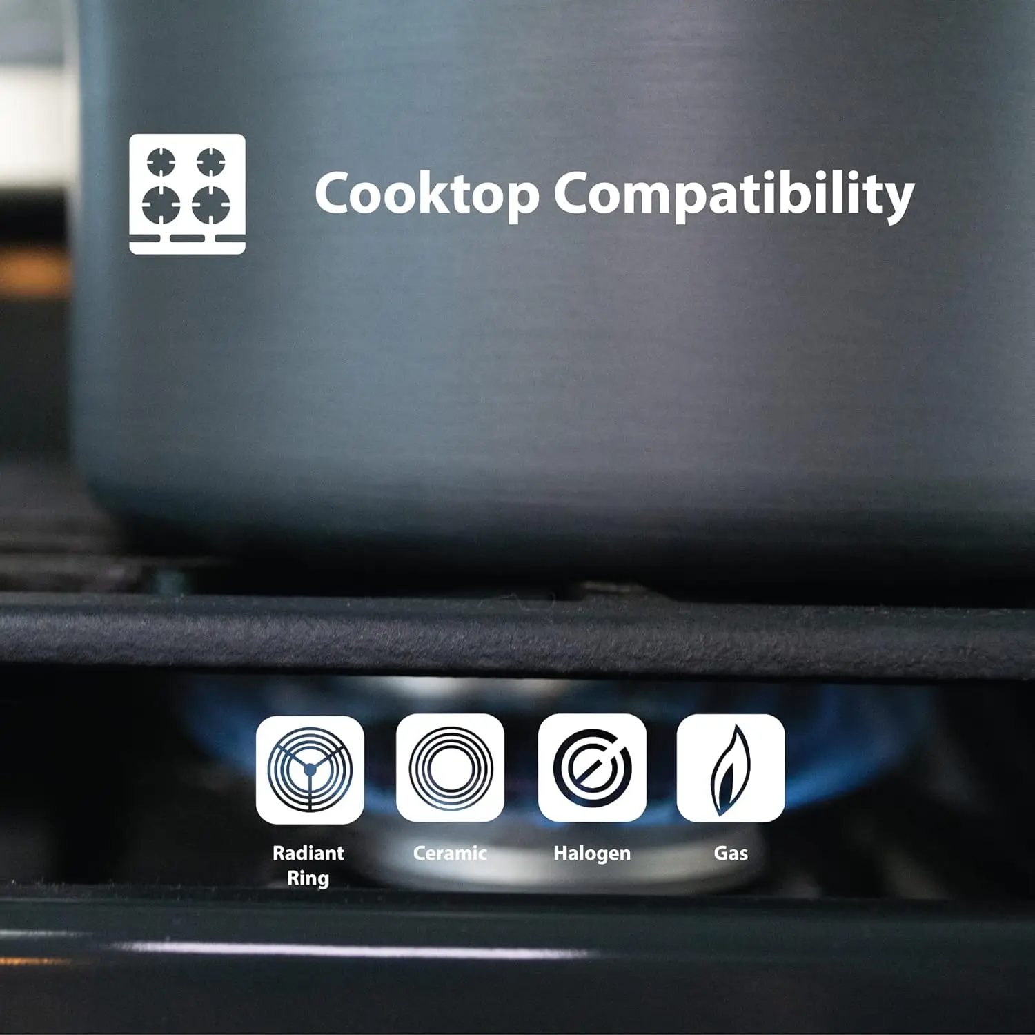 5.8 Quart, 12.5 Inch Nonstick Saute Pan with Lid and Stainless Steel Handle, Dishwasher and Oven 6