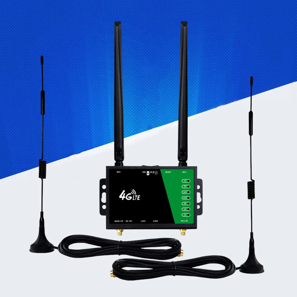 4G Wireless Router with SIM Card Slot Firewall Protection 4G LTE CPE Router 150Mbps Modem Router for Home Office Indoor