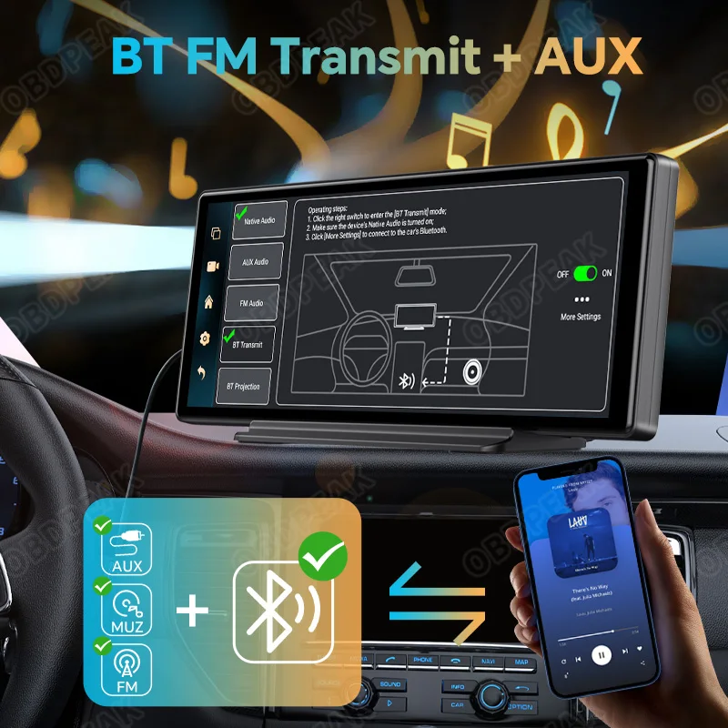 K50 Ai 화면 4G 안드로이드 13 대시 캠 CarPlay 및 안드로이드 자동 자동차 DVR GPS 블루투스 AUX FM 백미러 비디오 레코더