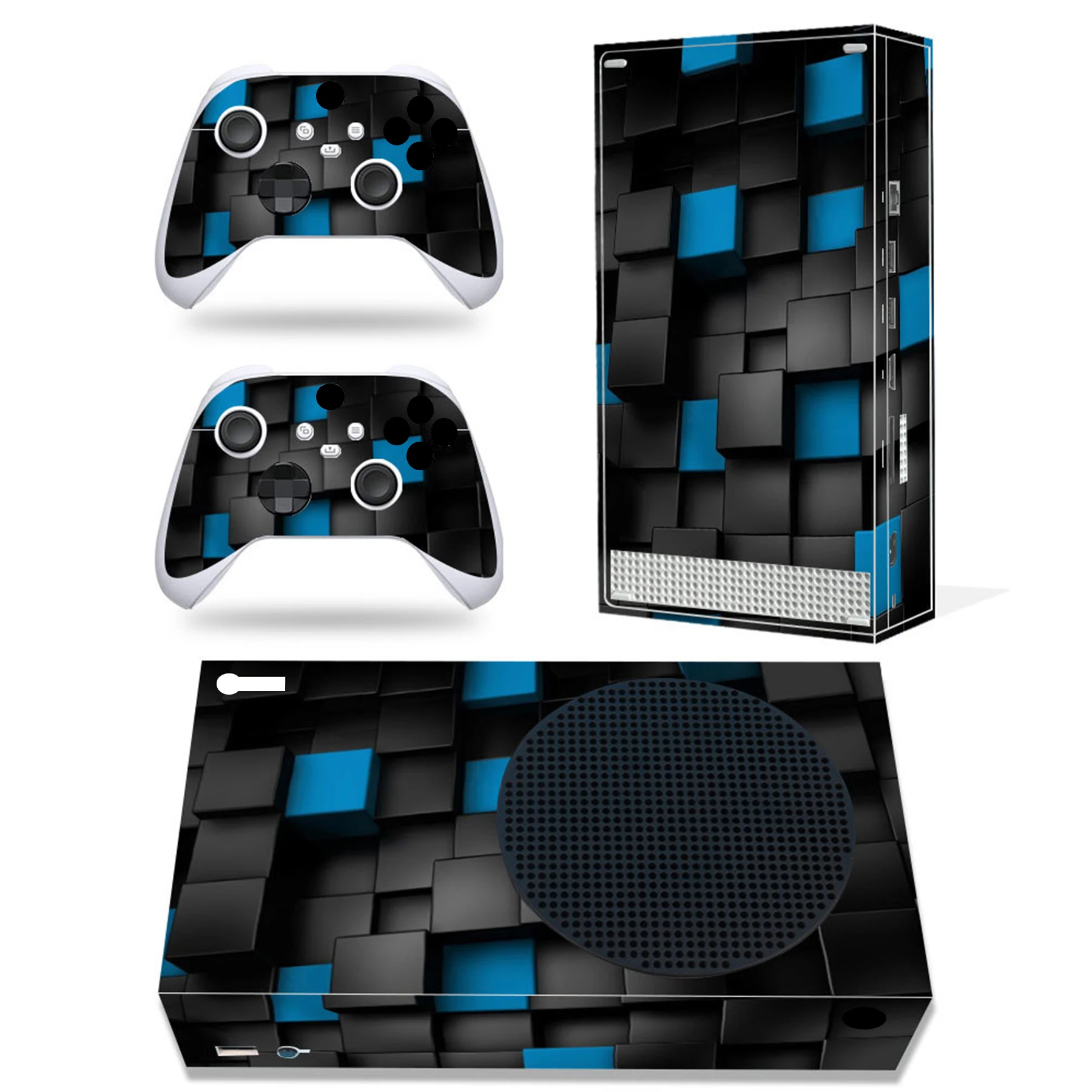 For X-box Series S Console and 2 Controllers Skin Sticker Killer Design Protective Vinyl Wrap Cover Full Set Xbox Series S