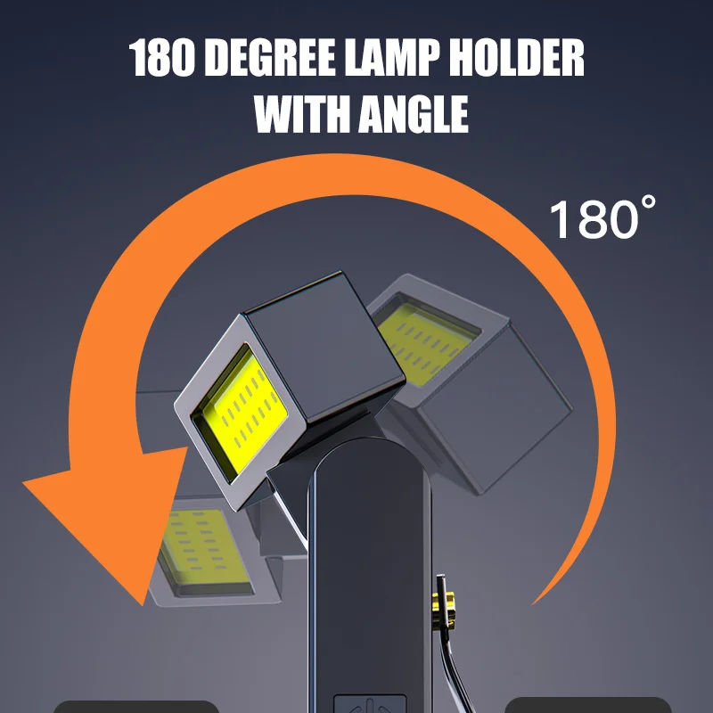 Magnetic Work Light Rechargeable COB Flashlight  Suitable for Night Work Emergency Lamp Night Light Small Car Lamp 3
