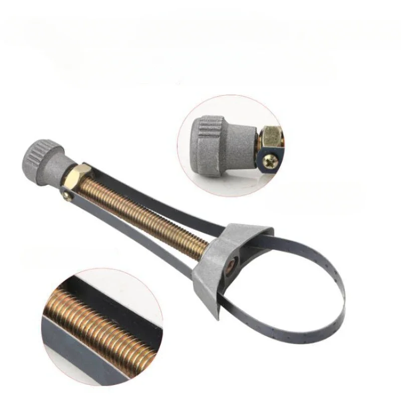 Car Auto Oil Filter Removal Tool Cap Spanner Strap Wrench 60mm To 120mm Diameter Adjustable for Honda Yamaha Suzuki Repair Tool