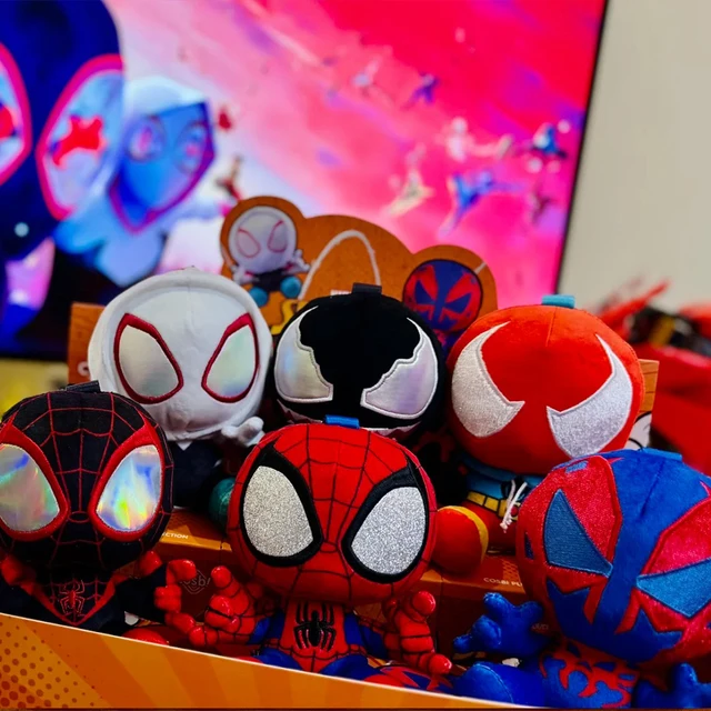 Llavero de Spider-Man de peluche tipo Cosbi: Colgante para Mochila | Emoape