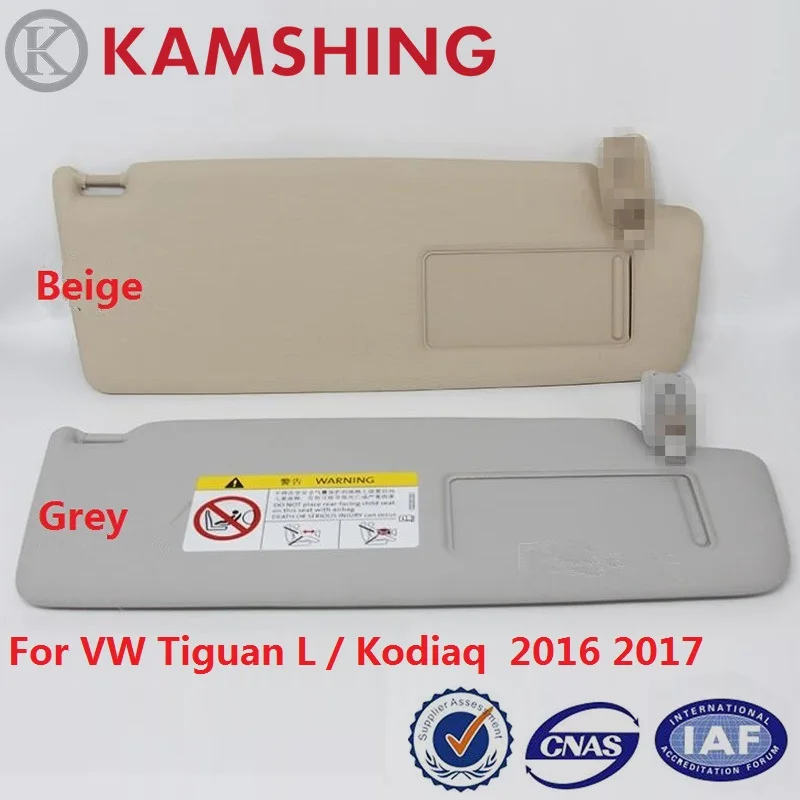 Capqx For Vw Tiguan L / Kodiaq 2016 2017 Car Interior Sunvisor Sun