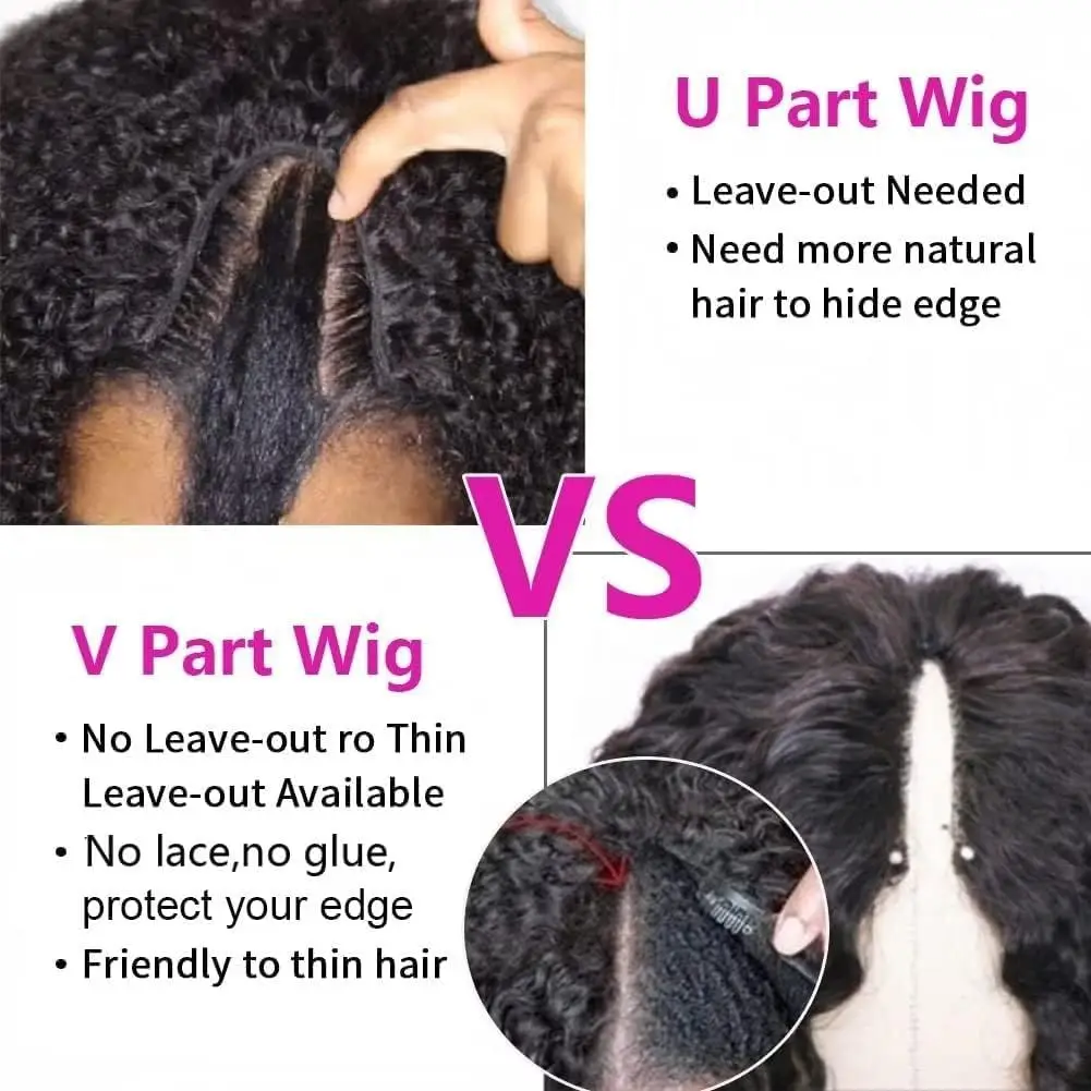 Synthetic Hair Wigs 30 Inch Deep Wave Curly V Part Synthetic Hair Wigs Daily Party Wigs Kinky Jerry Curly V Part Full Machine Made For Women