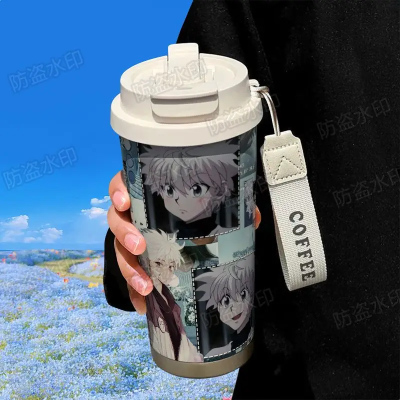 كوب معزول من HUNTER × HUNTER مصنوع من الفولاذ المق...