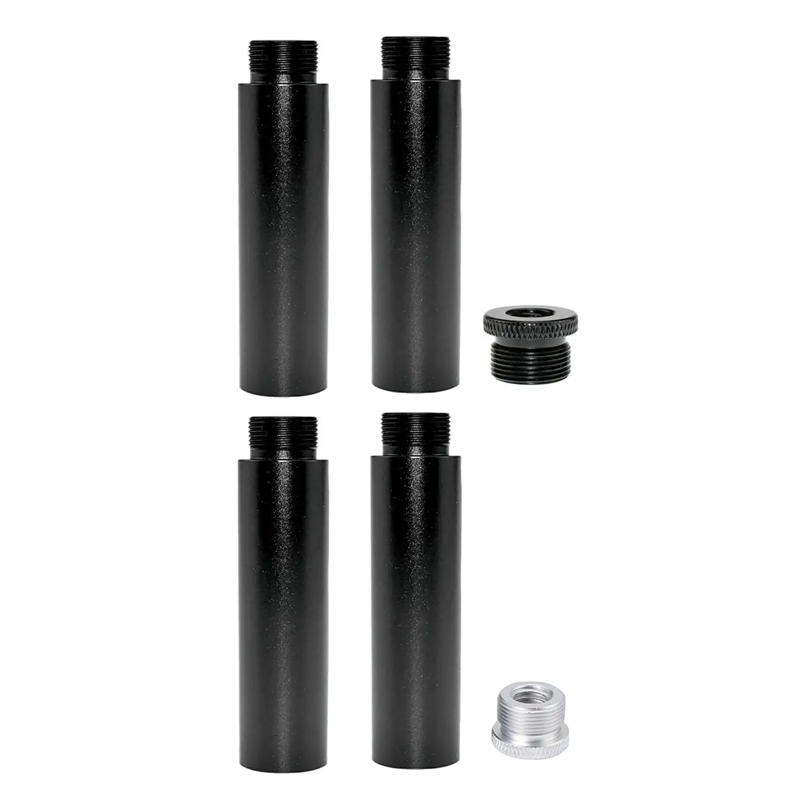 3Inch Mic Stand Extension Tube,5/8" Female to 5/8" Male Microphone Extension for Desk Stands & Arm Stand, 2Pcs