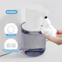Sleek Rechargeable Automatic Foam Soap Dispenser with Sensor - 500ml (P3 White Foam)