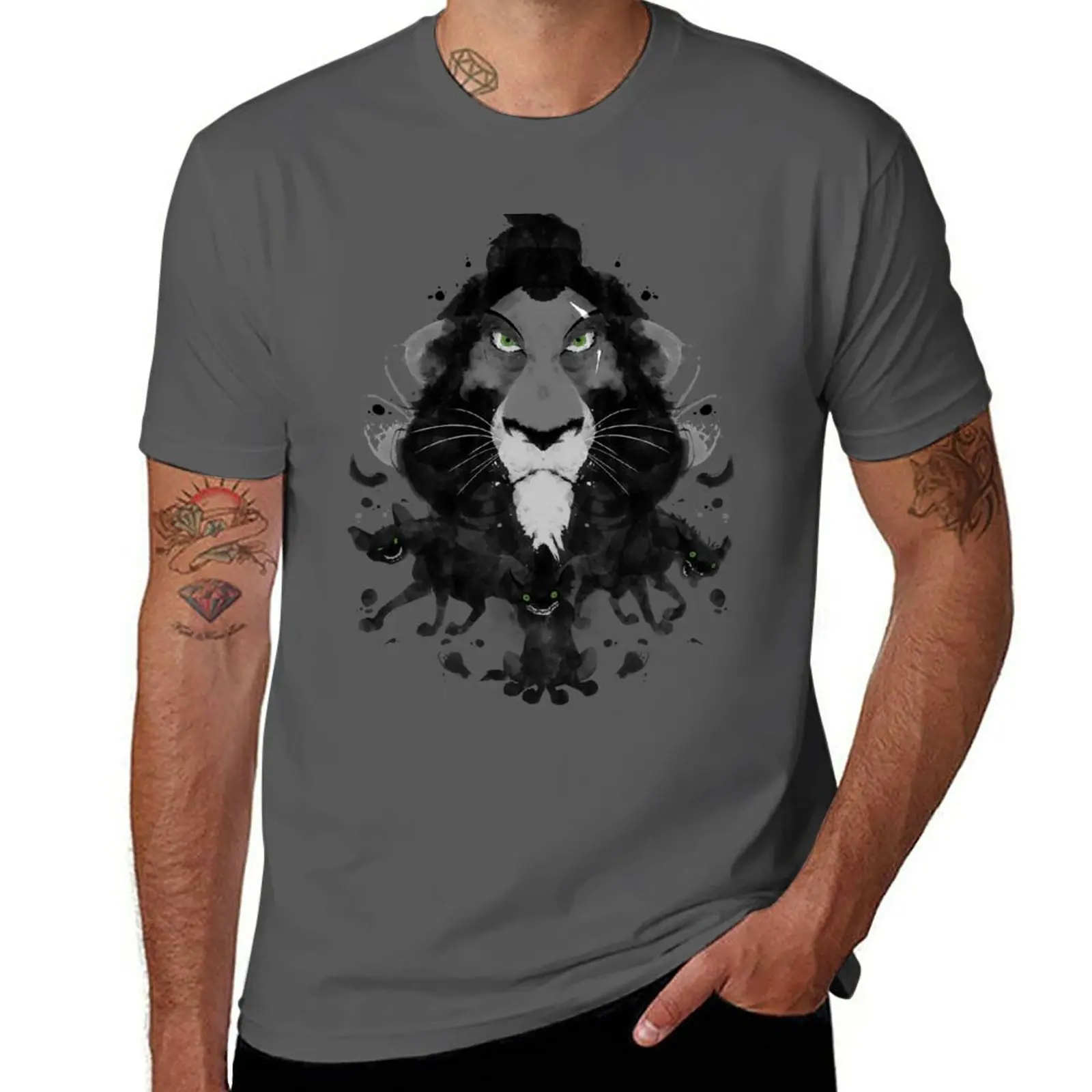 

New Scar Ink T-Shirt plain t-shirt anime clothes mens graphic t-shirts