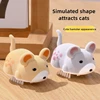 Interactive Cat Toy Electric Cat Toy Mouse Interactive Electric Hamster Cat Toy Self-Moving Obstacles Avoid 5