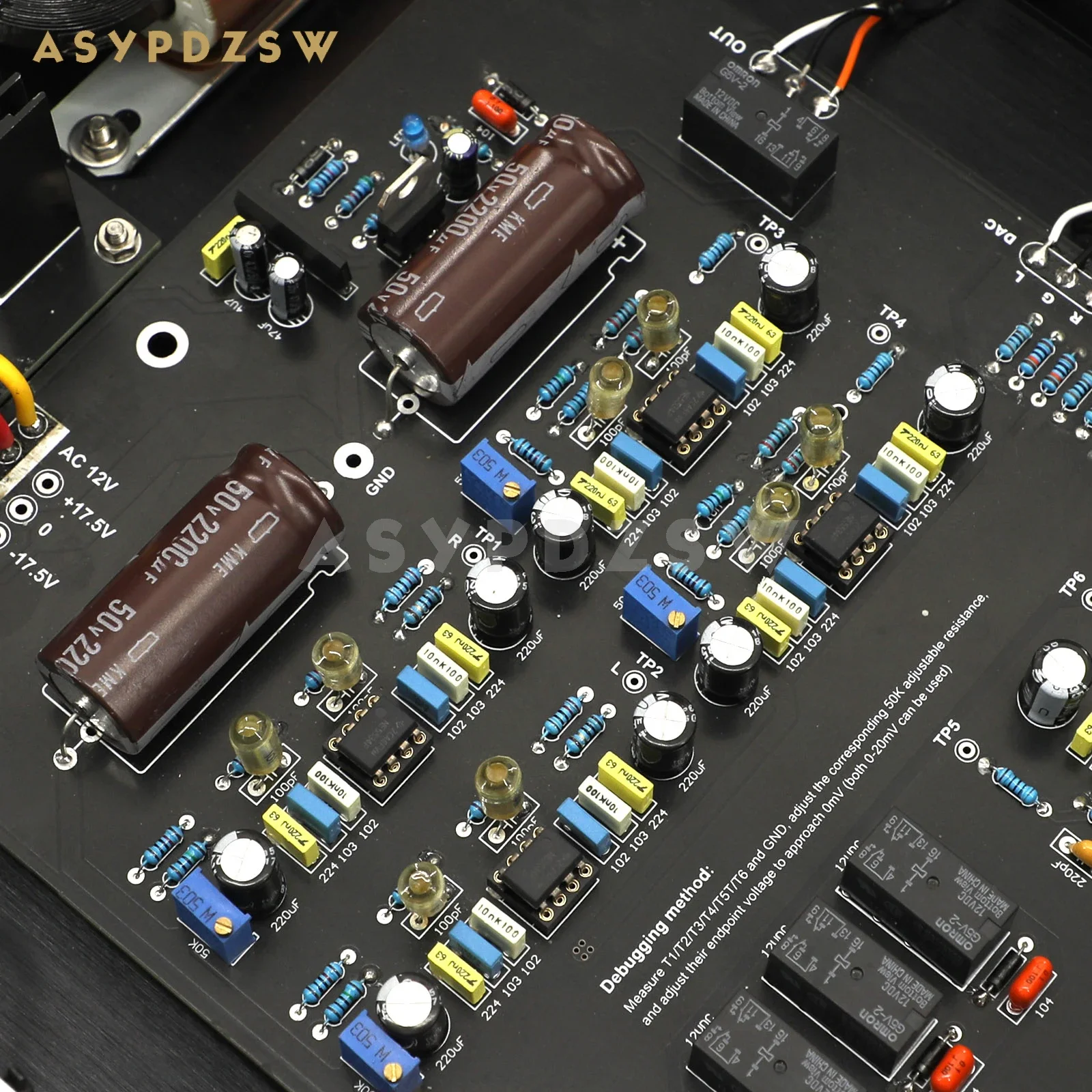 ASYPDZSW HIFI 6010D Single-ended Preamplifier Base on M-B-L6010 Preamp circuit 5
