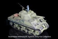 Henglong HL 1/16 Model Plastic USA M4A3 Sherman Static Tank 3898 W/O Main Board Gift Toys 2