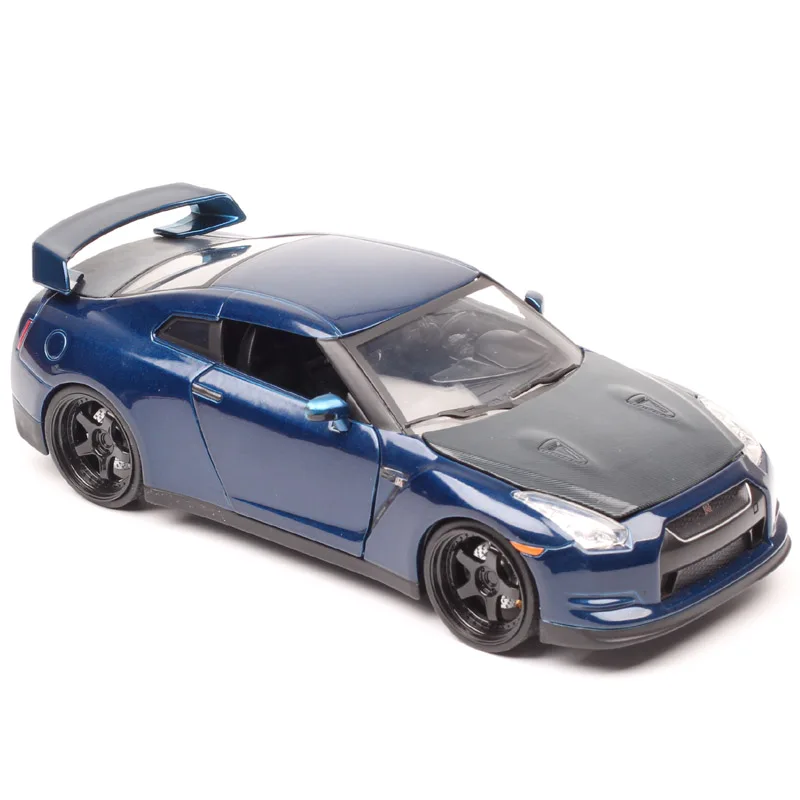 No Box 1/24 Scale Jada 2009 Nissan GT-R R35 GTR Nismo Diecast Vehicle Metal Toy Sport Car Model Furious F7 1 24 scale classic jada 1953 chevrolet 3100 pickup chevy truck diecast toy vehicle metal car model extra wheels diy hobby gifts