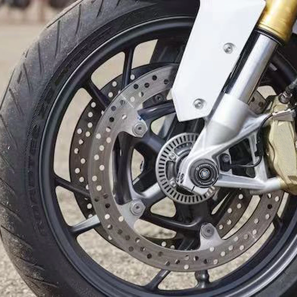 오토바이 휠 스핀들 보호 액슬 커버 세트 - BMW R1200R R1200RS R1250R R1250RS용 강화된 자전거 안전을 위한 내구성 있는 커버
