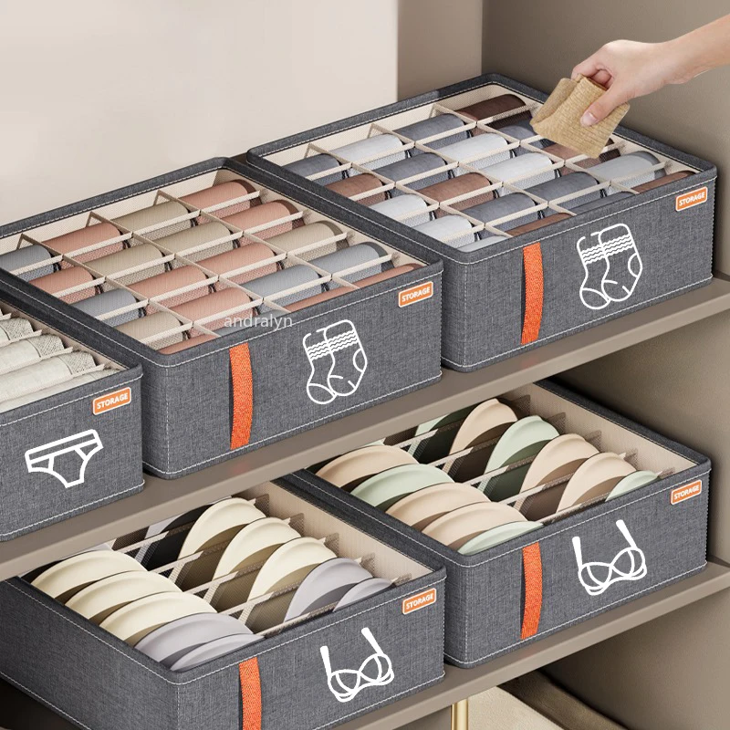 Cabinet Drawer Underwear Organizer Socks Bra Clothing Storage Boxes Bedroom Wardrobe Clothes Organizer Pants Socks storage box clothes organizer underwear storage organizer drawer organizer underwear storage box